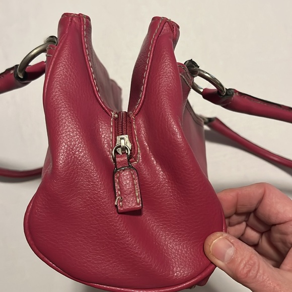 Crazy Horse a Liz Claiborne Company Handbag Pink preowned Vintage - Picture 8 of 12
